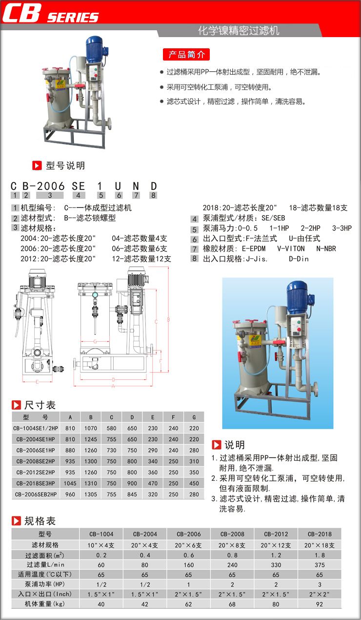 化学镍精密过滤机